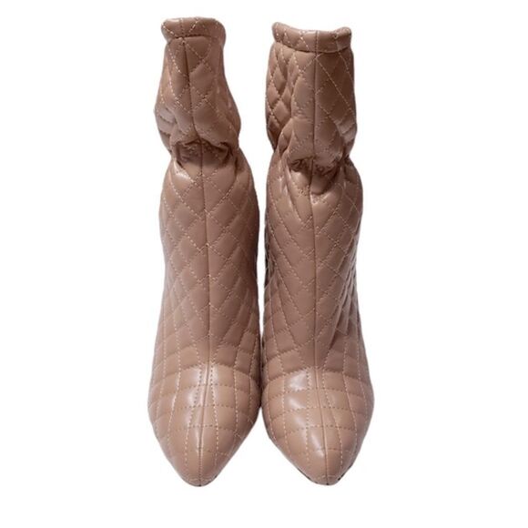 Anne Michelle Hibiscus-65 Camel Stiletto Boots Sz 7.5 NWOT - Picture 4 of 13